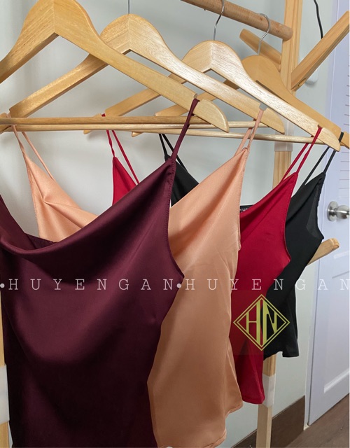 Áo hai dây lụa đổ ngực - Ảnh thật kèm clip | BigBuy360 - bigbuy360.vn