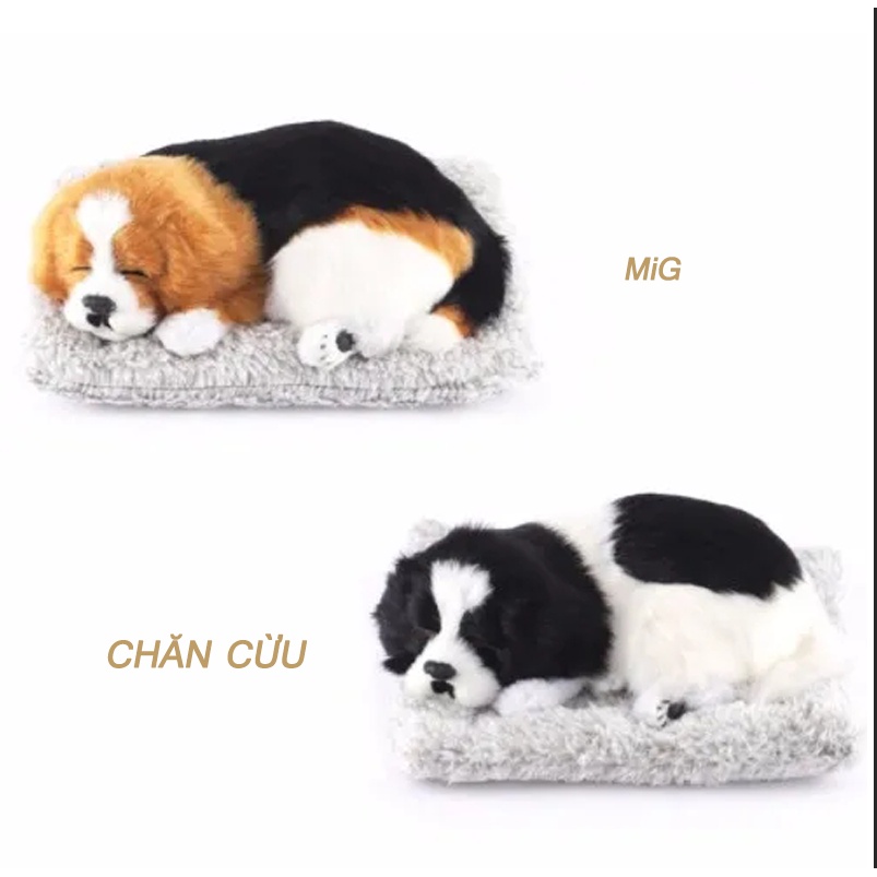 Túi Than Tre Hoạt Tính Khử Mùi Hình Chú Chó Bông Xinh Xắn Cho Xe Hơi