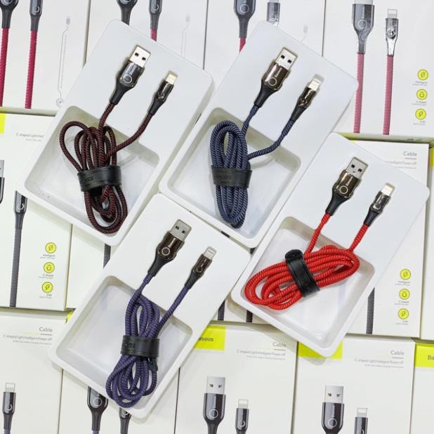 Cáp sạc Lightning tự ngắt Baseus