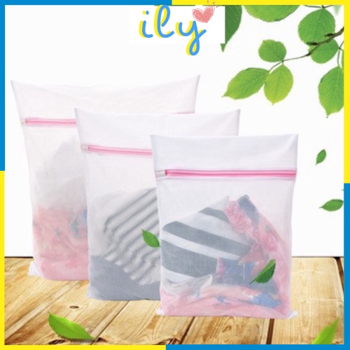 Túi Lưới Giặt Đựng Quần Áo, Đồ Lót Trong Máy Giặt - Túi Giặt Bảo Quản Quần Áo ILY