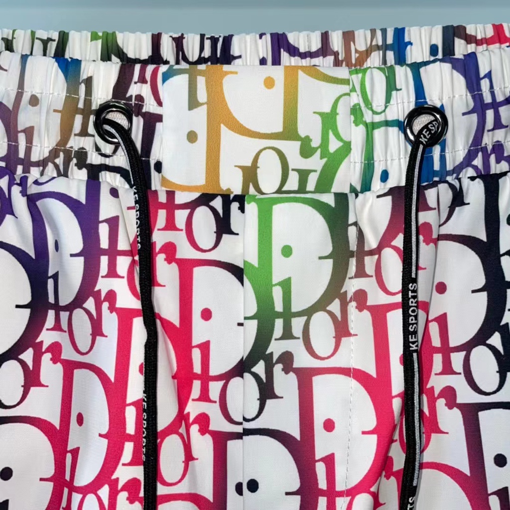 Quần Short DIOR In Logo 3D HD Thoải Mái Thời Trang Mùa Hè Cao Cấp