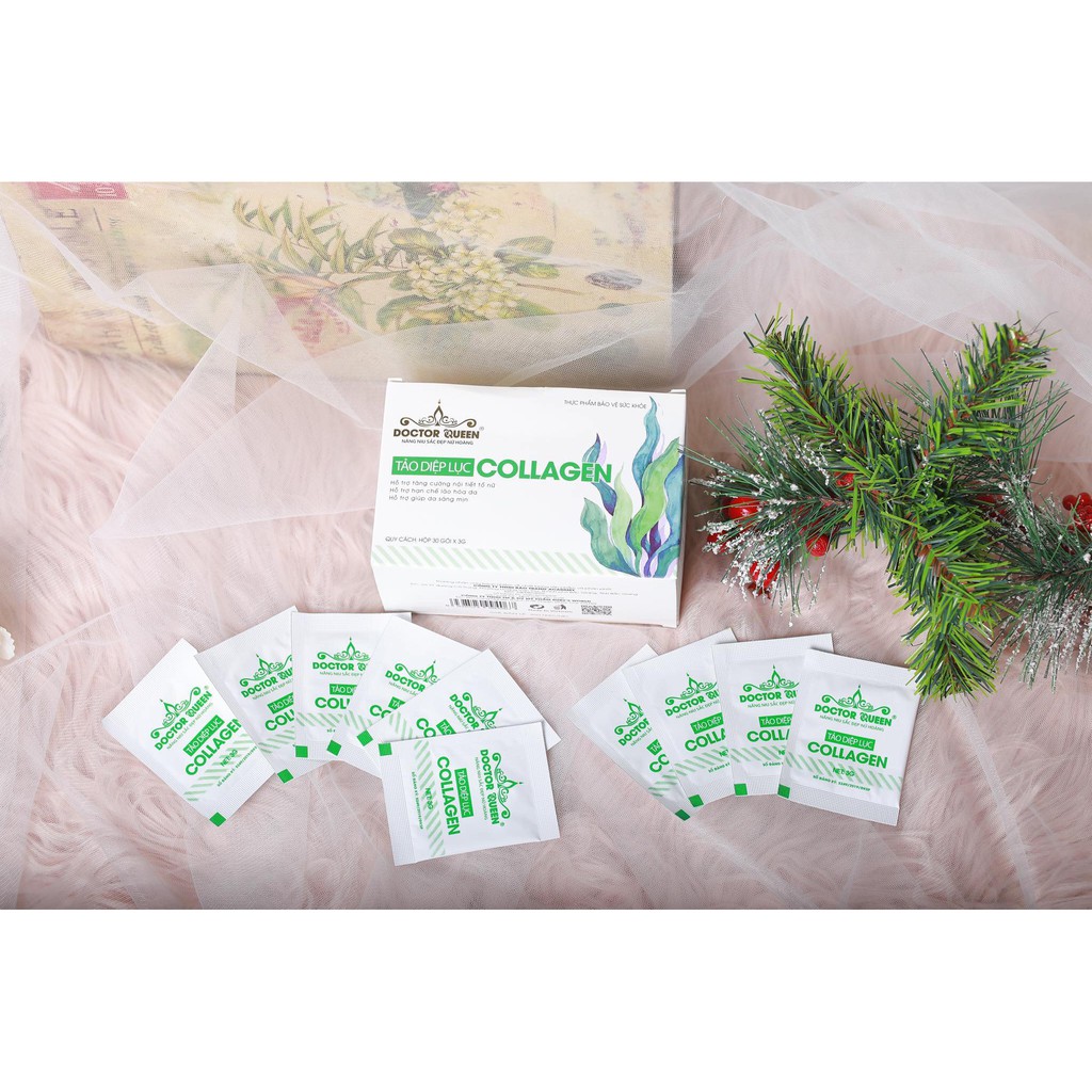 Tảo diệp lục collagen Doctor Queen | Thế Giới Skin Care