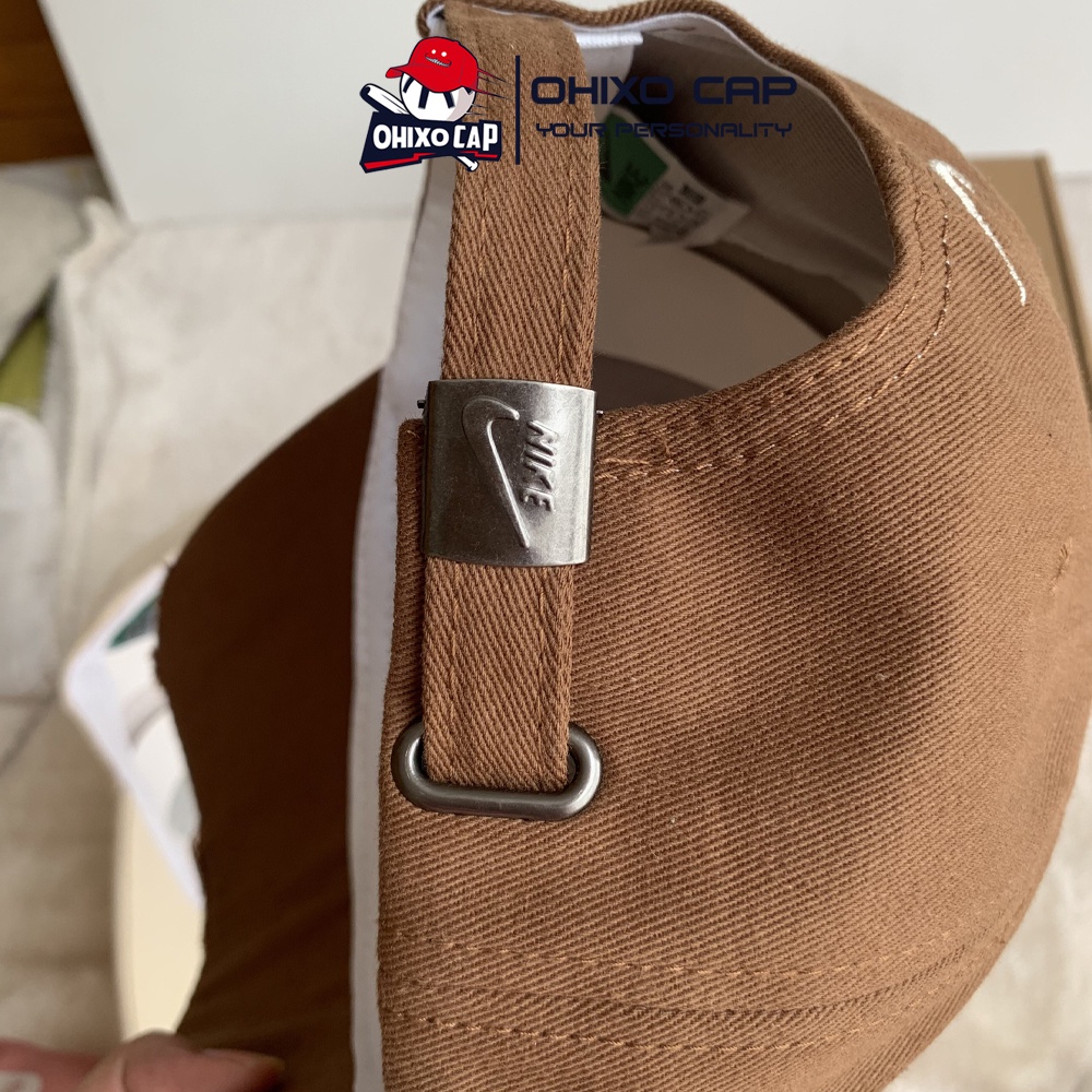 Mũ lưỡi trai rách thêu chữ NIKE nón kết logo dập nổi 3D phong cách Ulzzang form unisex nam nữ OHIXO LT21