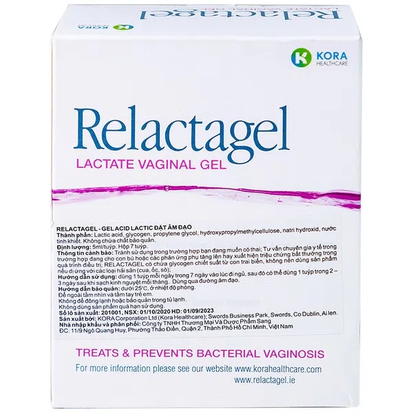 Relactagel® - Lactate Vaginal Gel chăm sóc vùng kín, khử mùi hôi