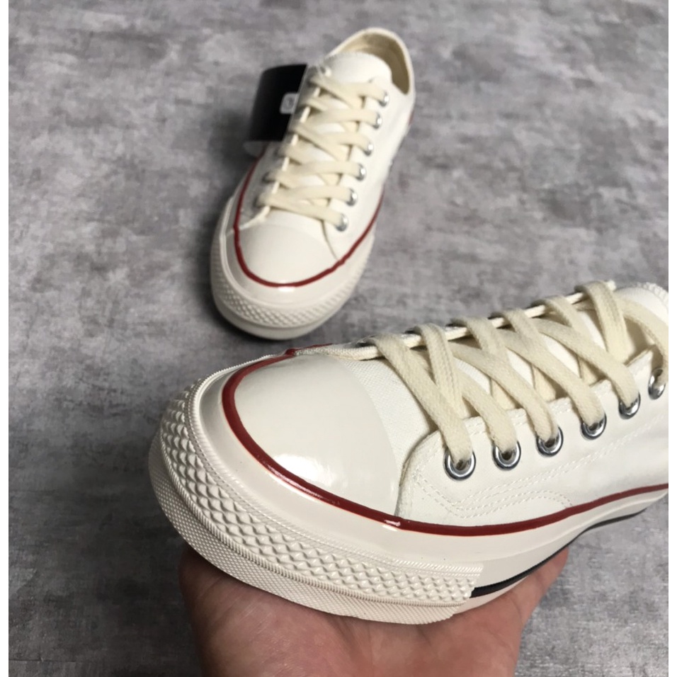 Giầy sneaker CV TT1 trắng, cổ thấp cho Nam Nữ ,kiểu dáng  thể thao (Full Box + Bill )