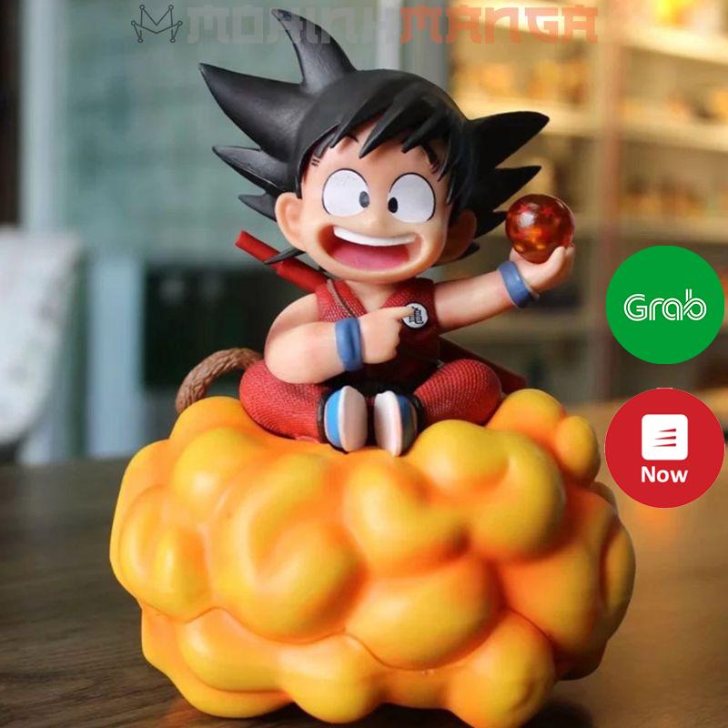 [CÓ QUÀ TẶNG] Mô hình figure Bảy Viên Ngọc Rồng Dragon Ball Son Goku cưỡi mây đồ chơi khỉ con trang trí 18cm