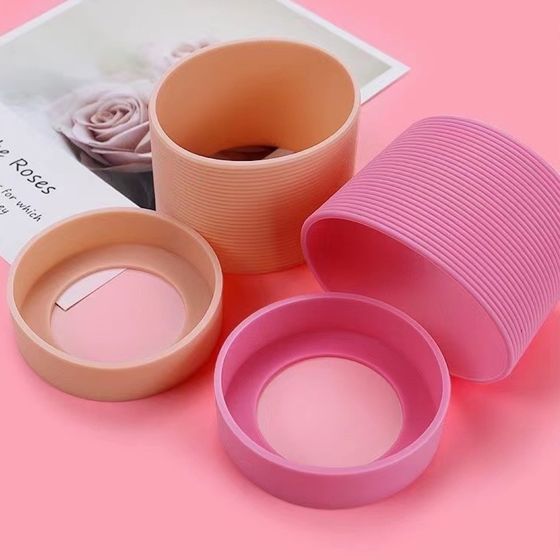 Nắp Đậy Cốc Nước Cách Nhiệt Chống Trượt Bằng Nhựa 5.5cm-8.5cm Ốp