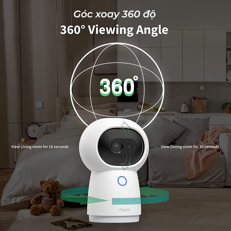 [Bản Quốc Tế] Camera Aqara G3 Indoor 2K AI Tracking CH-H03 - Bảo hành 1 Năm