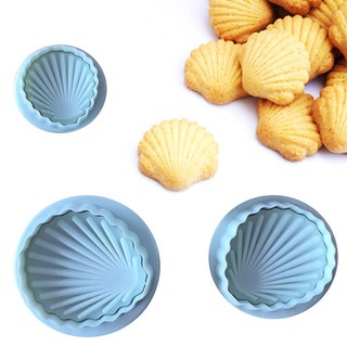 Bộ khuôn nhấn làm bánh quy hình vỏ sò