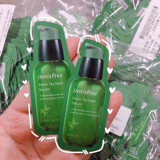 Sample tinh chất dưỡng da trà xanh Innisfree green tea seed serum 1ml