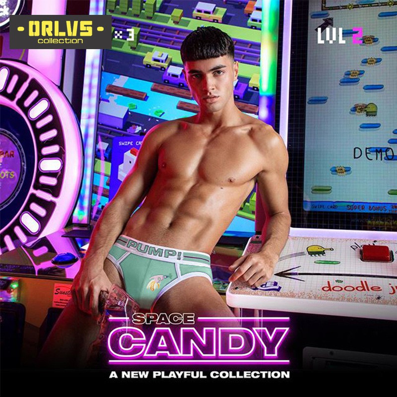 ORLVS Quần lót nam PU038 vải cotton thoải mái gợi cảm