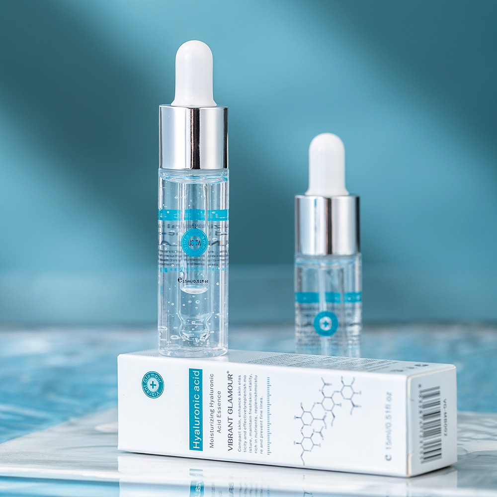 Serum Dưỡng Da Mặt Vibrant Glamour Hyaluronic Acid Chống Lão Hóa Thu Nhỏ Lỗ Chân Lông Dưỡng Ẩm Làm Trắng Da 15ml