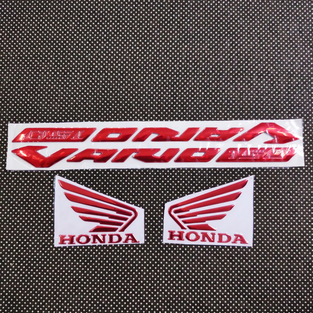 [MỚI VỀ] COMBO CẶP TEM TÊN CHỮ XE VARIO 150 VÀ CẶP TEM CÁNH CHIM WINGS BAO CHẤT DÁN TRANG TRÍ SIÊU CÁ TÍNH