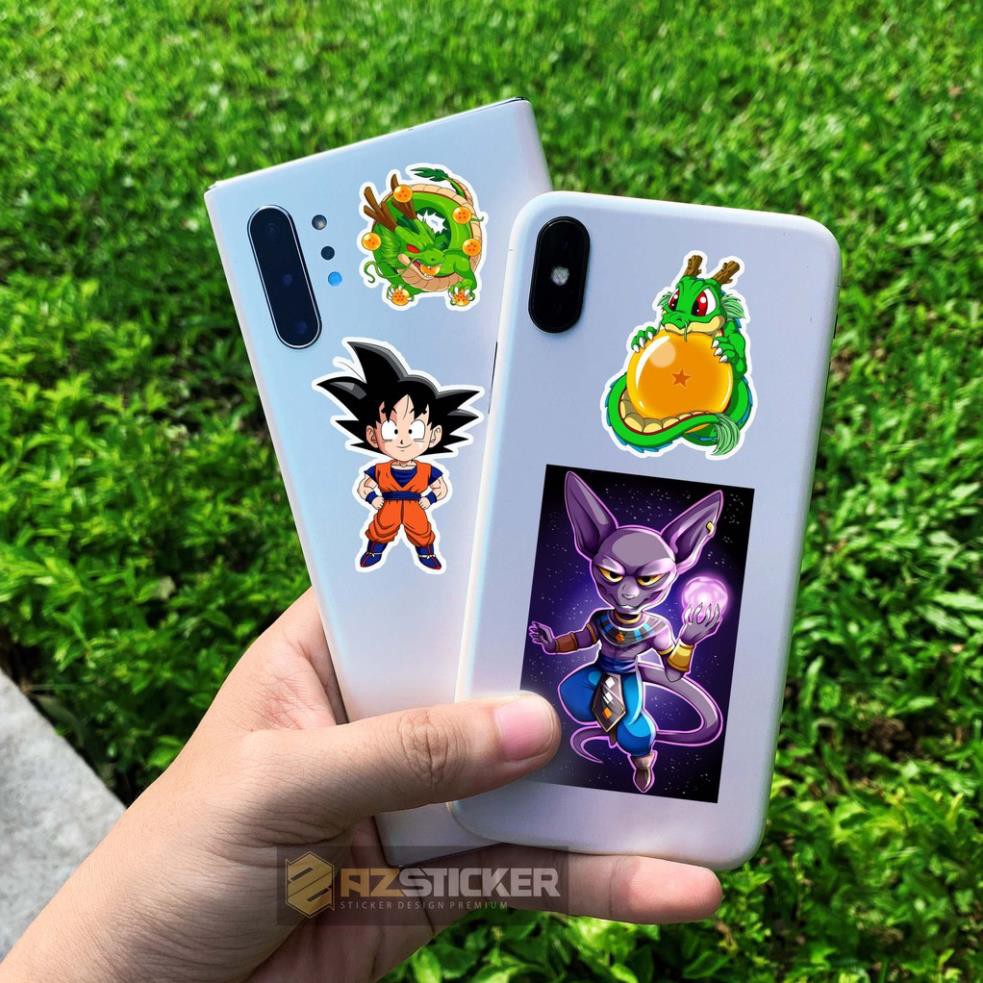 [Set 50+] Sticker Dragon Ball - 7 Viên Ngọc rồng | Dán Nón Bảo Hiêm, Điện Thoại, Laptop, Bình Nước...Chống Nước