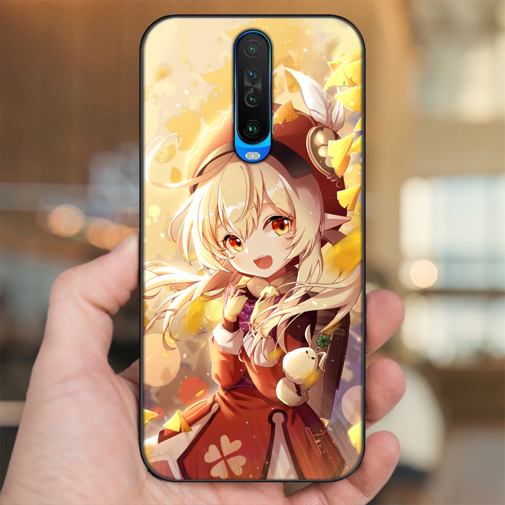 Ốp lưng Xiaomi K30 viền đen in hình Klee Genshin Impact