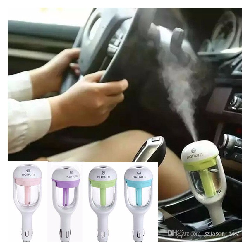 Máy phun sương hơi nước, tinh dầu tạo độ ẩm cho xe ô tô