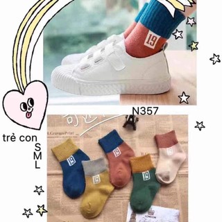 Tất cao cổ số 19 cho bé trai bé gái 1-12 tuổi