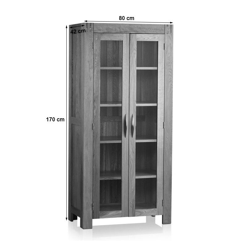 Tủ trưng bày 2 cánh kính Alto gỗ sồi IBIE