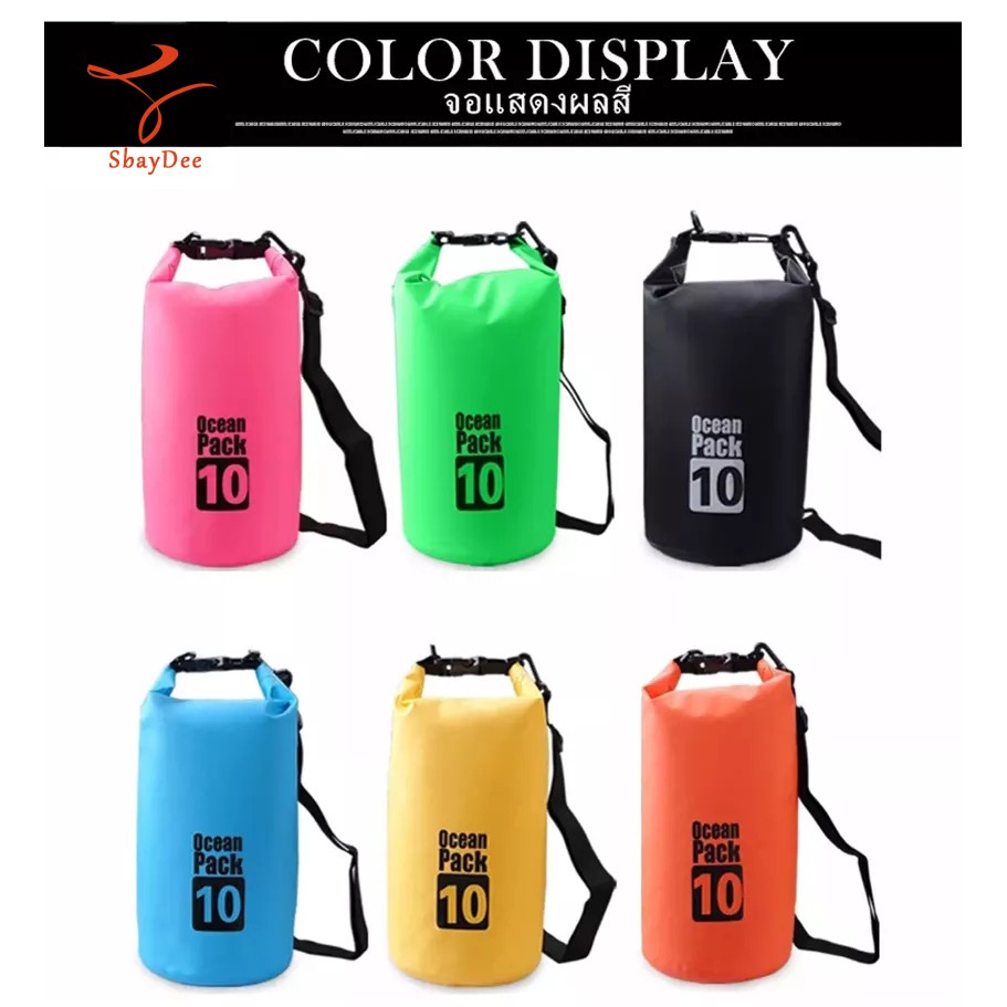 Túi chống nước Ocean Pack 10L 6 màu Size 10 Lít 6 màu để lựa chọn từ 10L 6 màu 10 lít