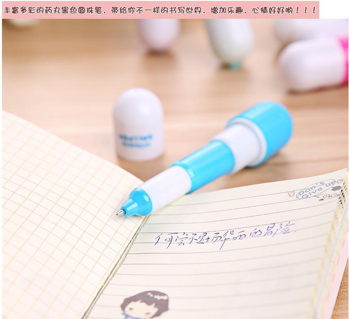 Bút bi thiết kế hình viên thuốc xinh xắn
