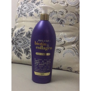 Dầu gội kích mọc tóc - organix thick & full biotin & collagen shampoo 750ml