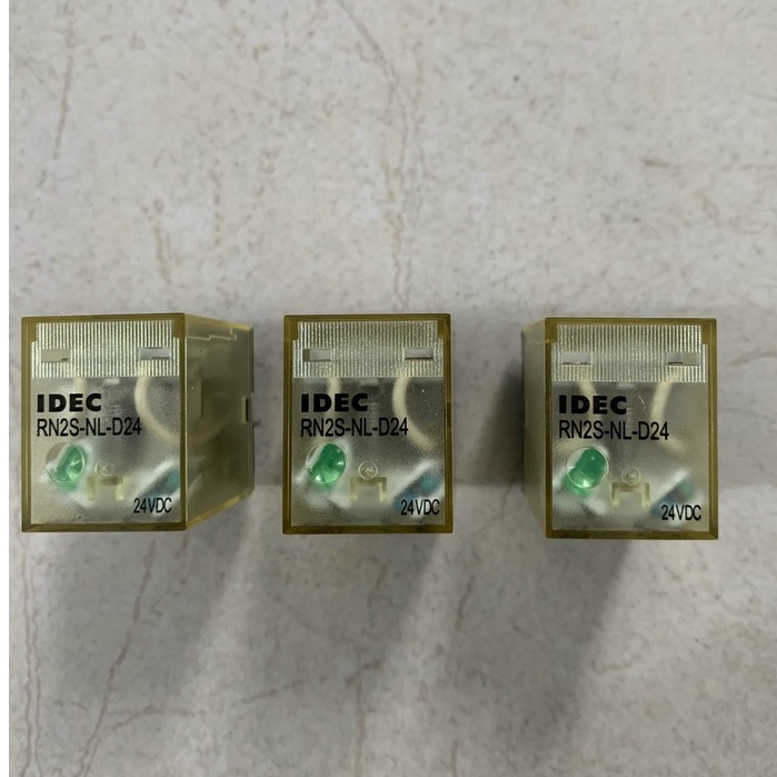 Rơle trung gian 8 chân IDEC RN2S-NL-D24 + đế