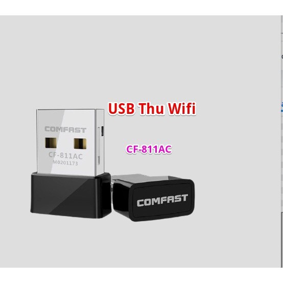 USB Thu WiFi Comfast CF-811AC Băng Tần Kép 2.4 và 5 Ghz