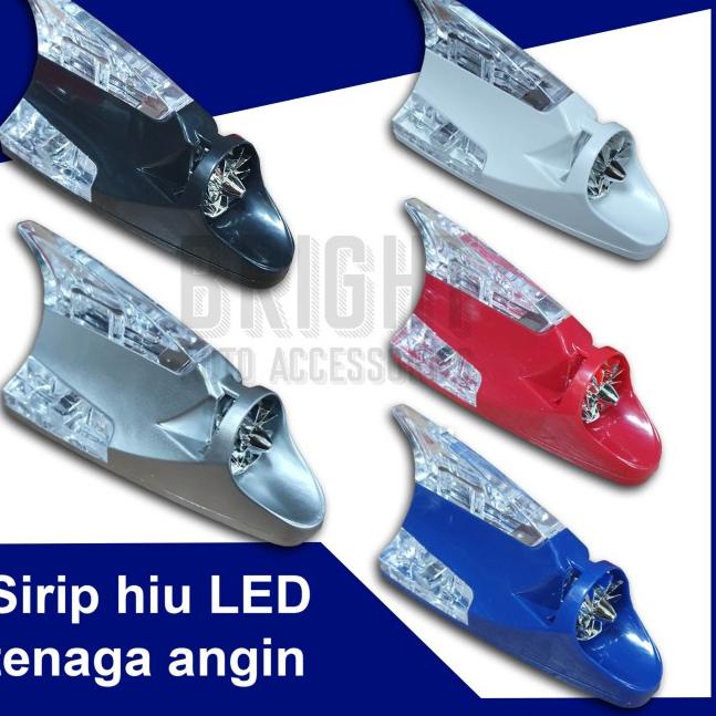 ・➢ Ăng ten hình vây cá mập gắn đèn LED RGB màu đen ★★★ Kgz | BigBuy360 - bigbuy360.vn