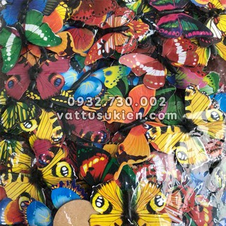 [ Sỉ & Lẻ ] Bươm Bướm Lớn Trang Trí Bánh Kem Phụ Kiện Sinh Nhật 7 CM