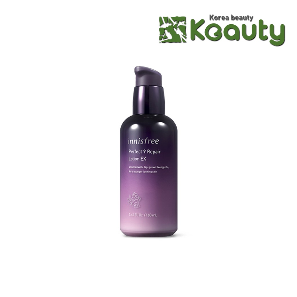 Sữa dưỡng chống lão hóa từ 9 loại thảo mộc innisfree Perfect 9 Repair Lotion EX 160ml