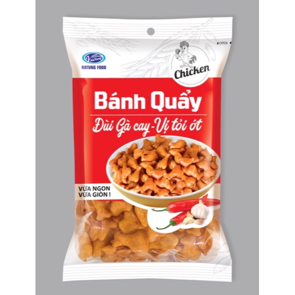 Bánh Quẩy Đùi Gà Cay, Cá Vị Lá Hành, Gấu Vừng Mật Ong Hà Tùng Gói 140g