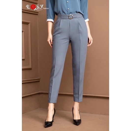 Quần baggy công sở đai khóa sườn mã 240