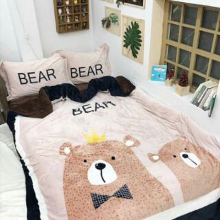 Set chăn ga gối nỉ nhung