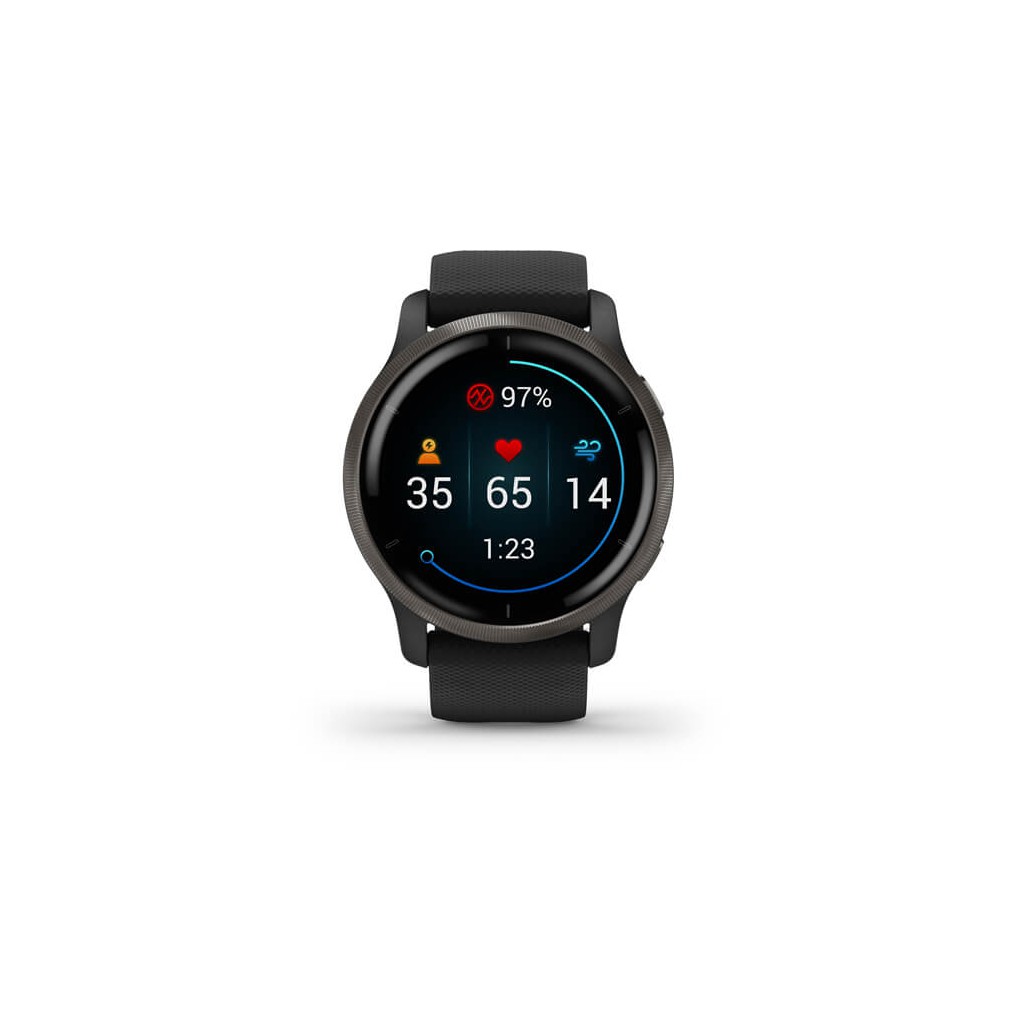 Đồng hồ thông minh Garmin Venu 2 kháng nước 5ATM theo dõi nhịp tim màn hình AMOLED - Chính hãng BH 12 tháng