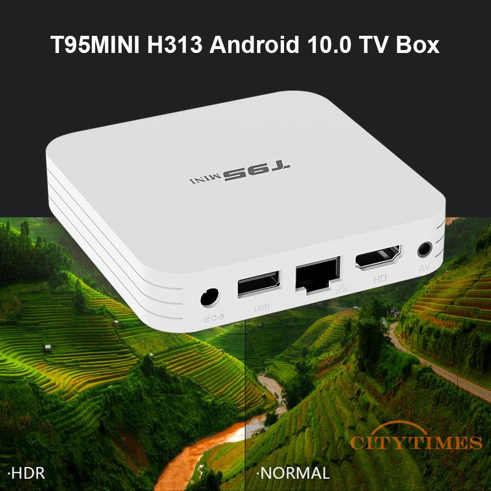 Thiết Bị Chuyển Đổi Tv Thường Thành Smart Player Ci T95 Mini H313 Android 10.0 2.4g Wifi 1gb 8gb