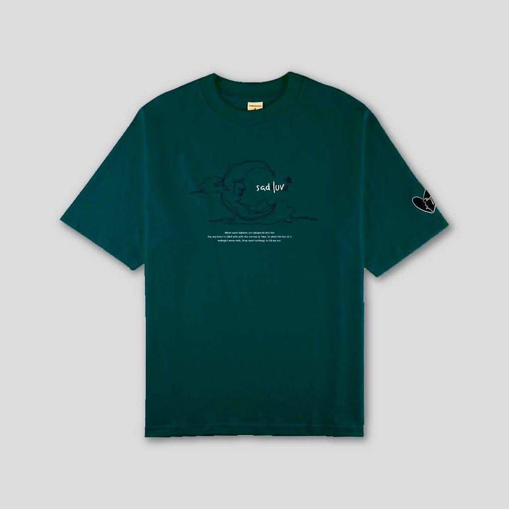 Áo thun SADBOIZ Sadluv Fulltag unisex form rộng tay lỡ