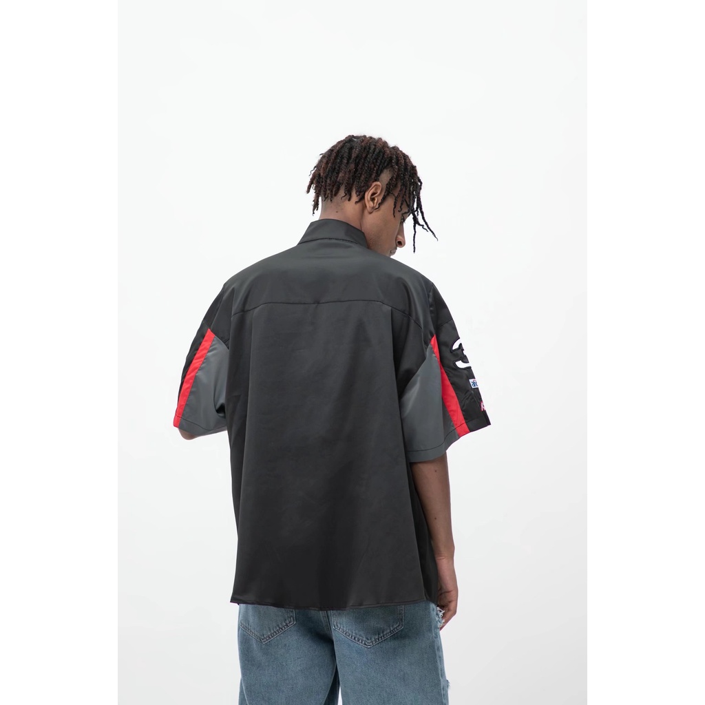 Áo Khoác Bóng Chày Dáng Rộng Phong Cách Hip Hop Mỹ Cổ Điển Size M-2XL Dành Cho Nam