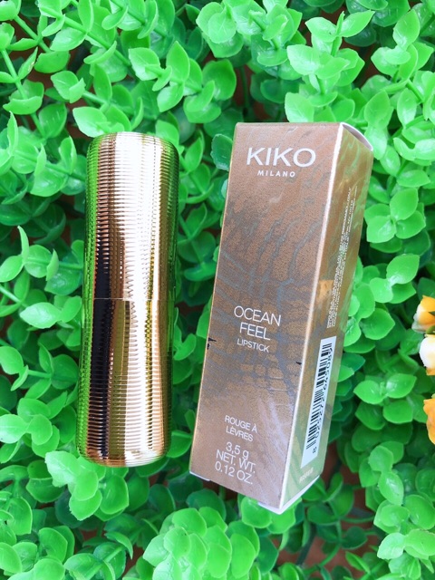 Phiên bản giới hạn son lì Kiko Ocean Feel Lipstick màu đỏ cam 05 sale/ nhập khẩu chính hãng tại Pháp/ quà tặng ý nghĩa