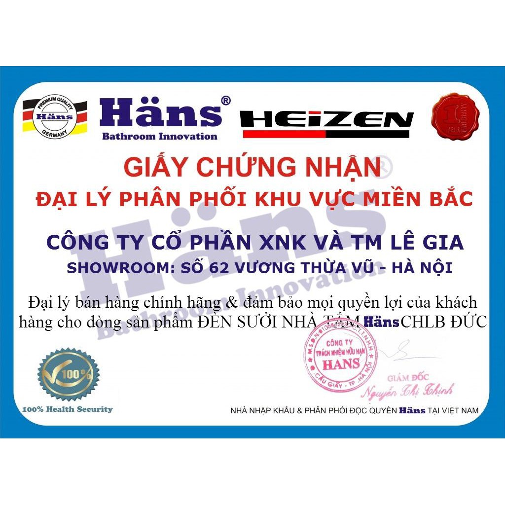 Đèn sưởi nhà tắm Heizen HE-IT36