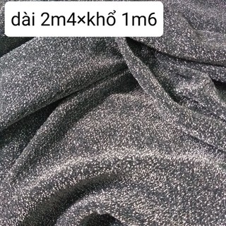 Vải khúc thun nhũ co gĩan nhẹ , khổ 1m6.