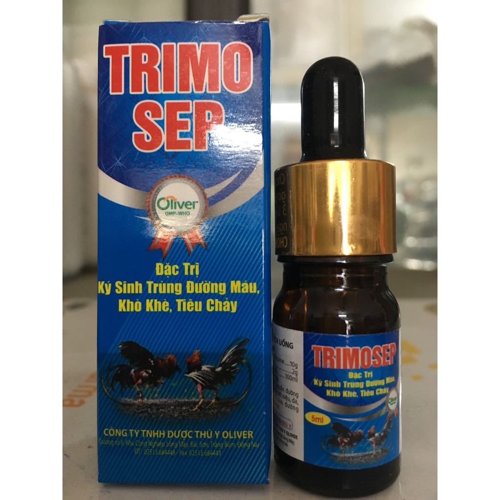 Trimosep - ký sinh trùng đường máu, khò khè, tiêu chảy ở gia cầm