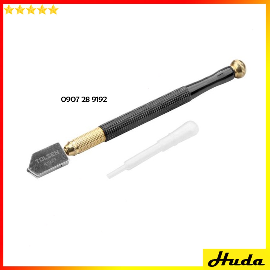 Dao cắt kiếng bẻ kiếng 6 lưỡi 130mm Glass Cutter TOLSEN - Dao cắt kính Tolsen
