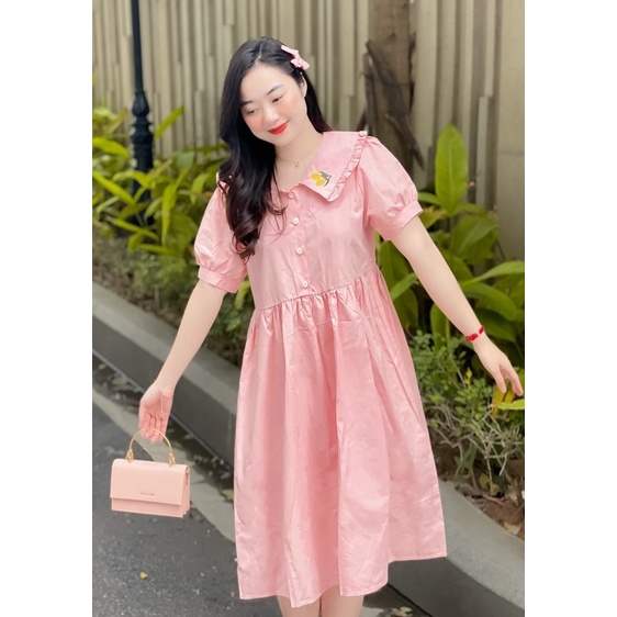 Váy Babydoll Nancy thêu hoa tiểu thư