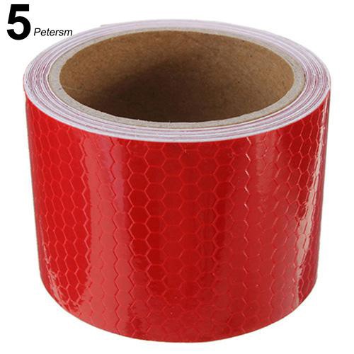 Cuộn băng dính phản quang cảnh báo an toàn chuyên dụng 3m x 50mm tiện lợi