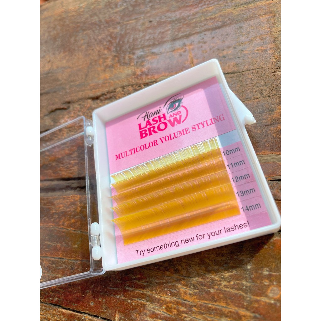 Mi Màu 9-14mm, 39k/Khay siêu xinh - Lông Mi Khay Mi Màu Hani