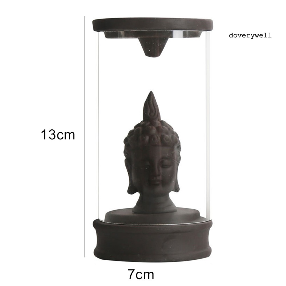 Thác Khói Trầm Hương Trang Trí Hình Tượng Phật