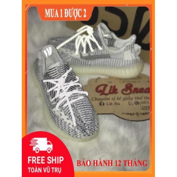 [ Freeship] 💥💥Ảnh thật + fullbox Giầy thể thao sneaker yeezy 350 v2 static phản quang dây + gót 2020 : ۶ ↺