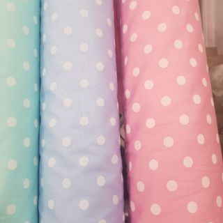 Vải thô lụa chấm bi.khổ 1.6m giá 55k