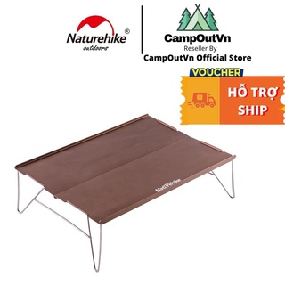 Naturehike Bàn dã ngoại campoutvn bàn naturehike xếp dã ngoại cắm trại du lịch dã ngoại bàn xếp nhôm A103