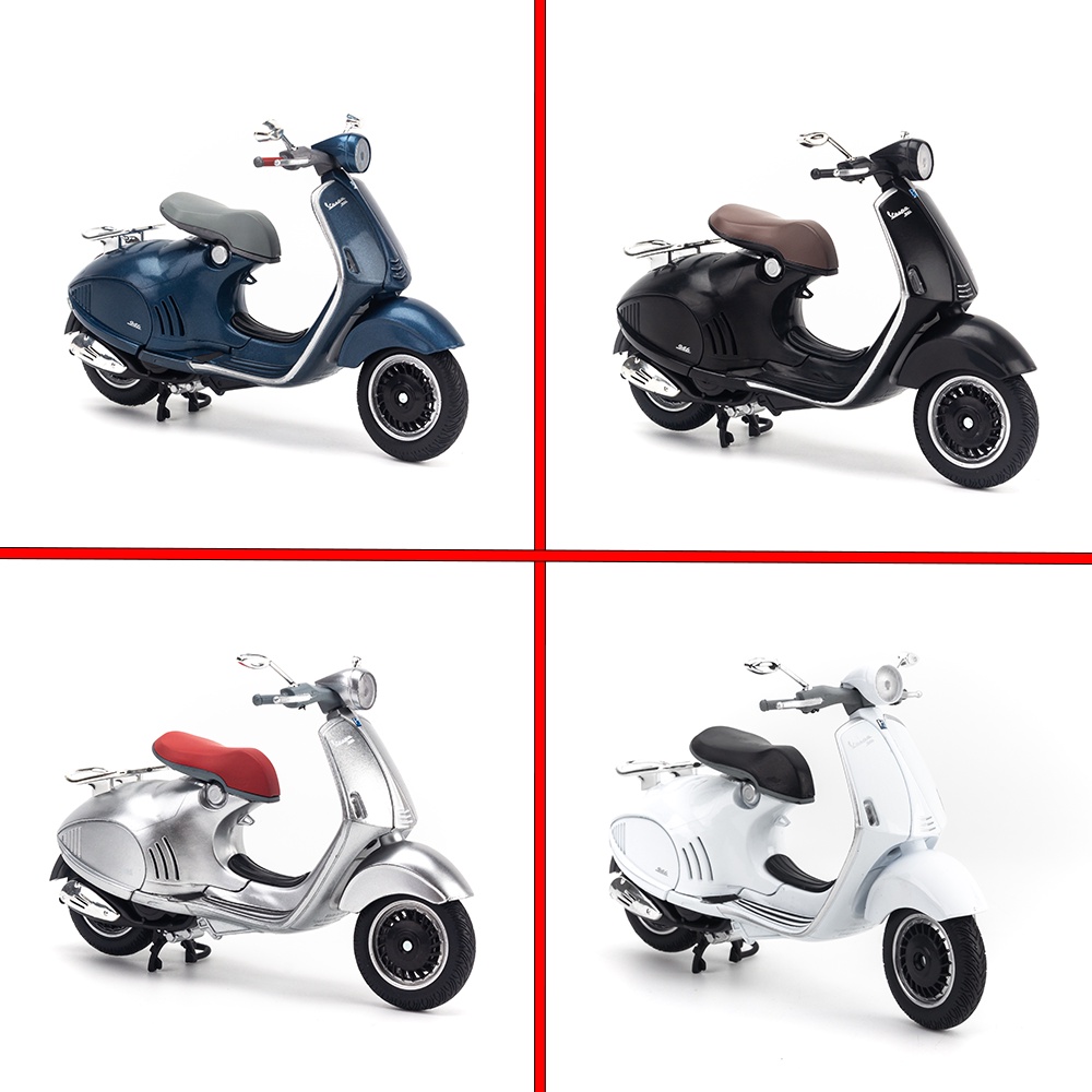 Mô hình xe máy Vespa 946, Primavera, GTS300 1:12